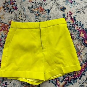 Yellow dress shorts!